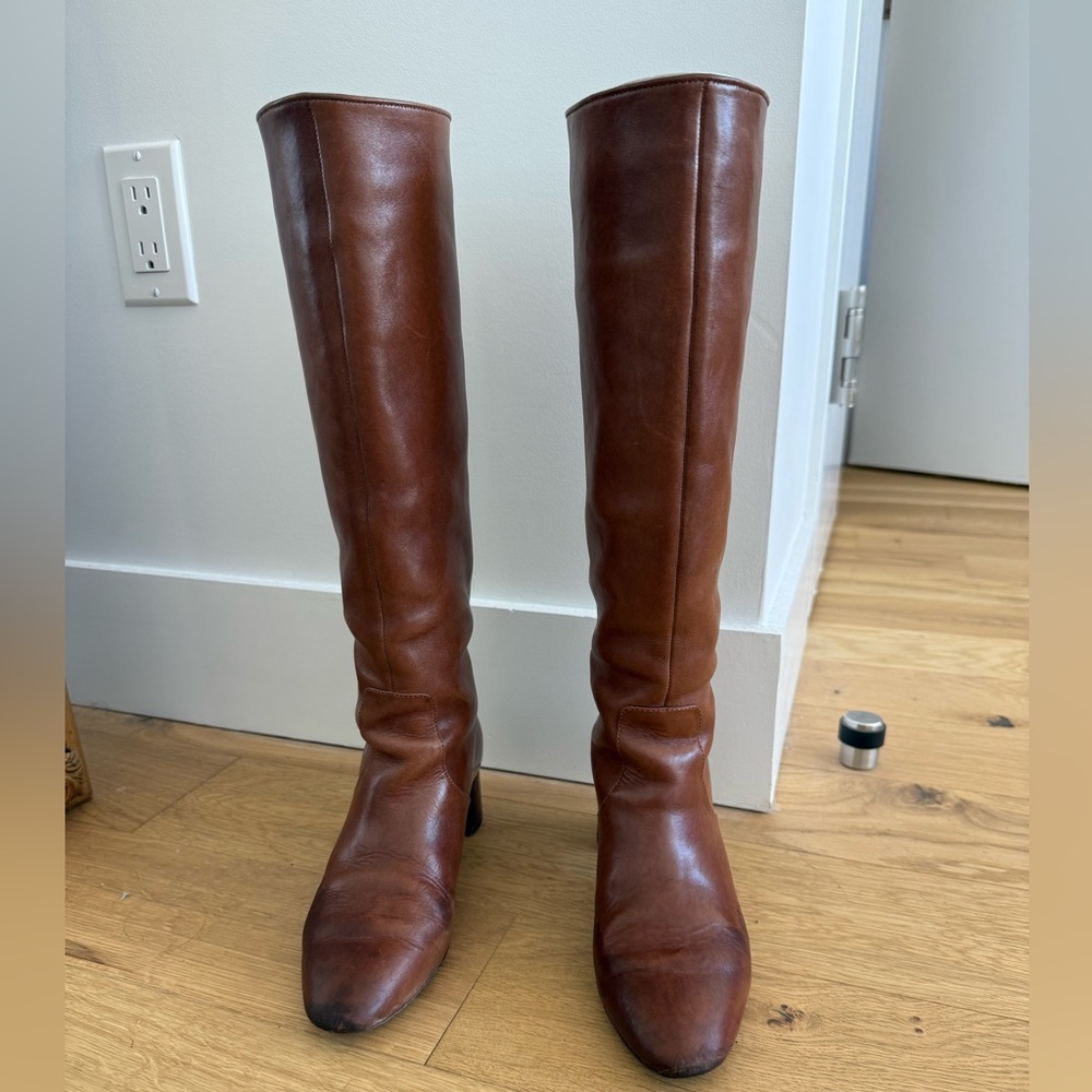 Loeffler Randall Tan Leather Boots